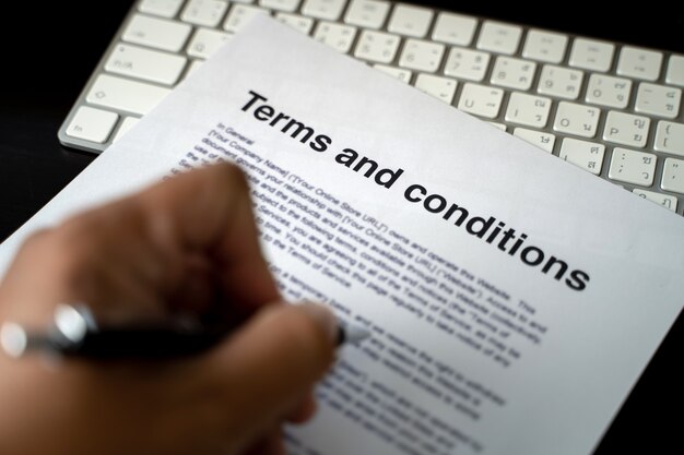 TERMS AND CONDITIONS